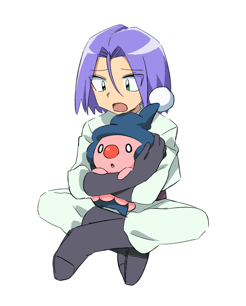 james and mime jr. (pokemon) drawn by ayu_(iyokanya)