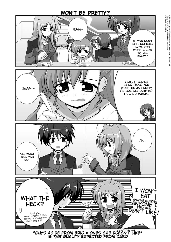 fate testarossa, takamachi nanoha, yagami hayate, vivio, shamal, and 2 more (lyrical nanoha and 1 more) drawn by mikage_takashi