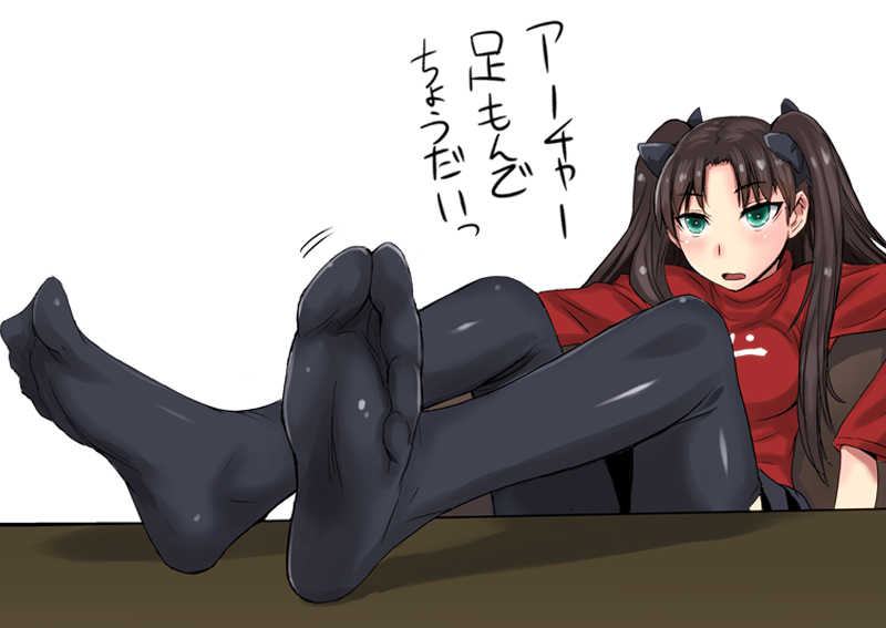 tohsaka rin (fate and 1 more) drawn by kokuriu