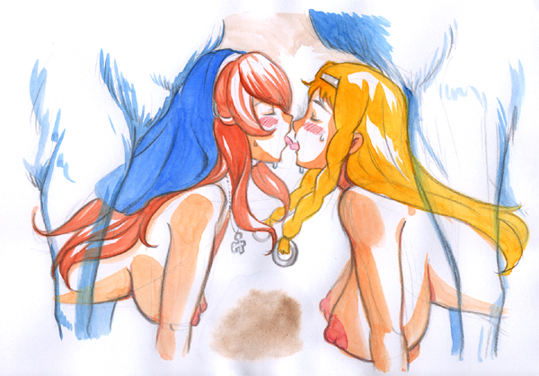 leina, exiled warrior leina, and sigui (queen's blade and 1 more) drawn by caracol