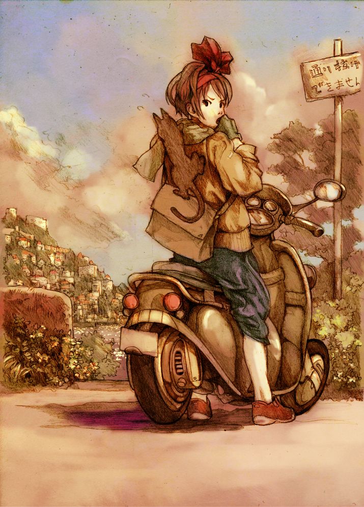 kiki and jiji (majo no takkyuubin) drawn by loogy