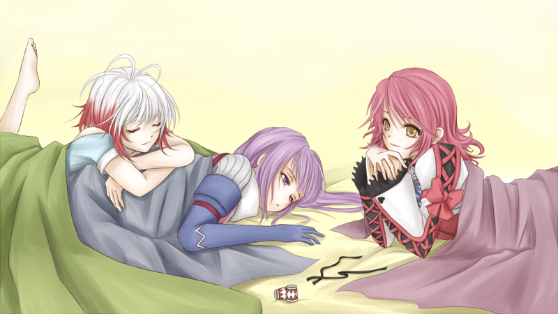 sophie, cheria barnes, and pascal (tales of and 1 more) drawn by toa_kaname