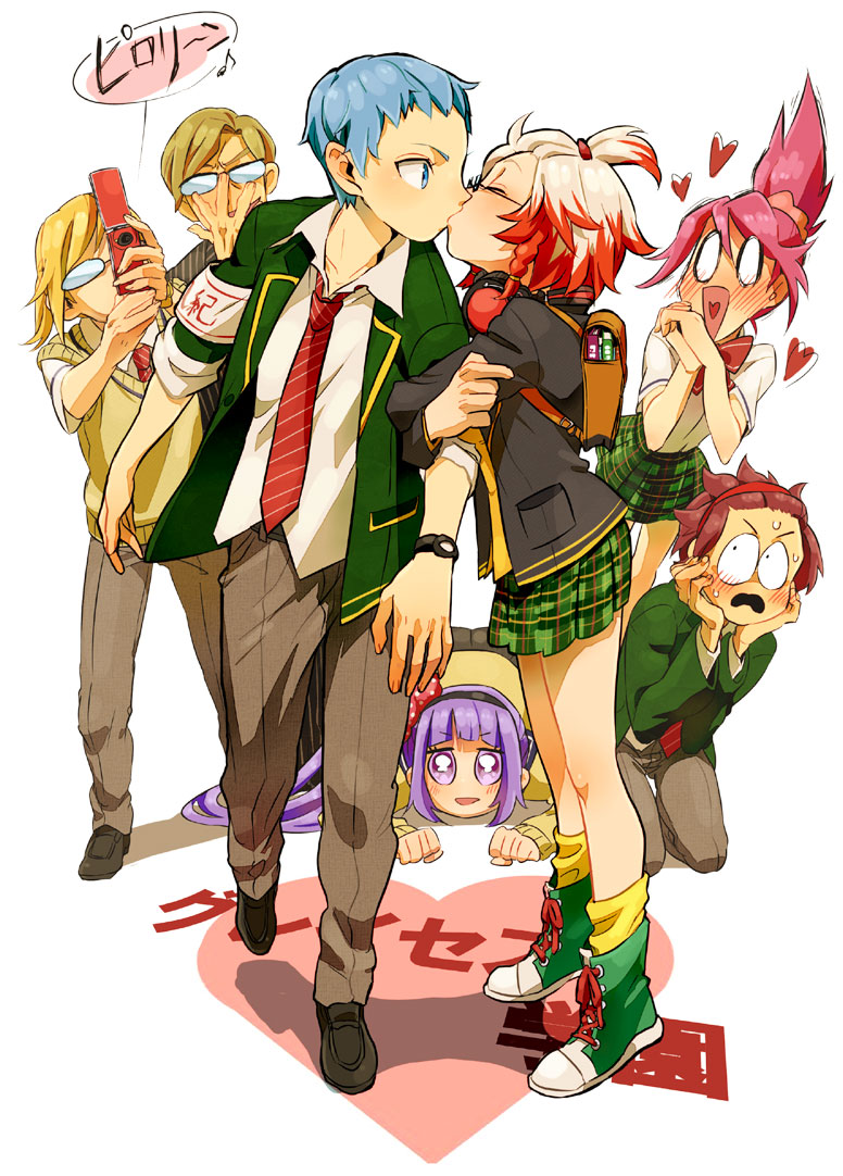 asbel lhant, cheria barnes, hubert ozwell, malik caesars, sophie, and 2 more (tales of and 1 more) drawn by togi_(togijiru)