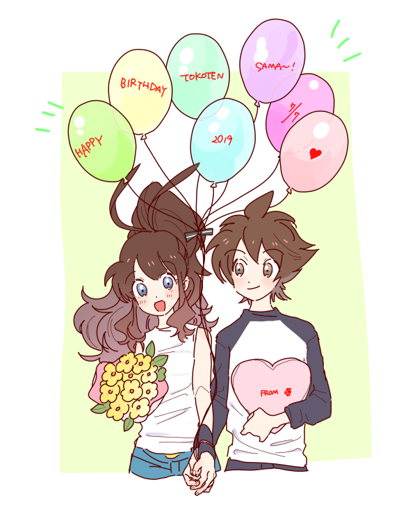 hilda and hilbert (pokemon and 2 more) drawn by hagetapo