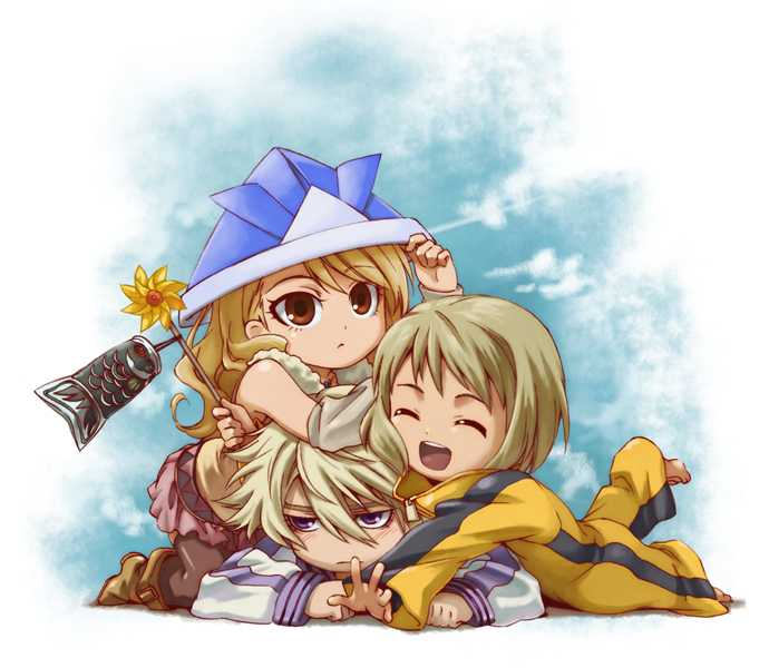 ivan karelin, huang pao-lin, and karina lyle (tiger & bunny) drawn by shikihitohira