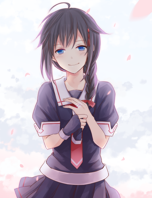 shigure and shigure kai ni (kantai collection) drawn by shika_(hachilemon)