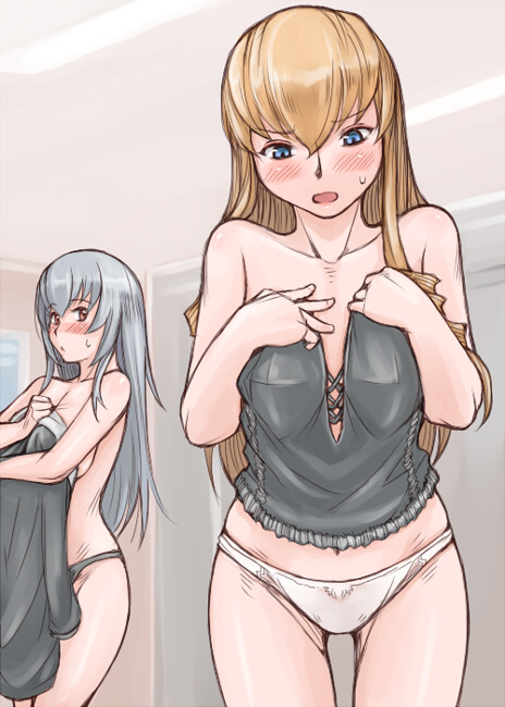 suigintou and shinku (rozen maiden) drawn by tsuda_nanafushi