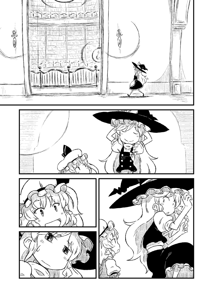 kirisame marisa and flandre scarlet (touhou) drawn by sonson_(eleven)