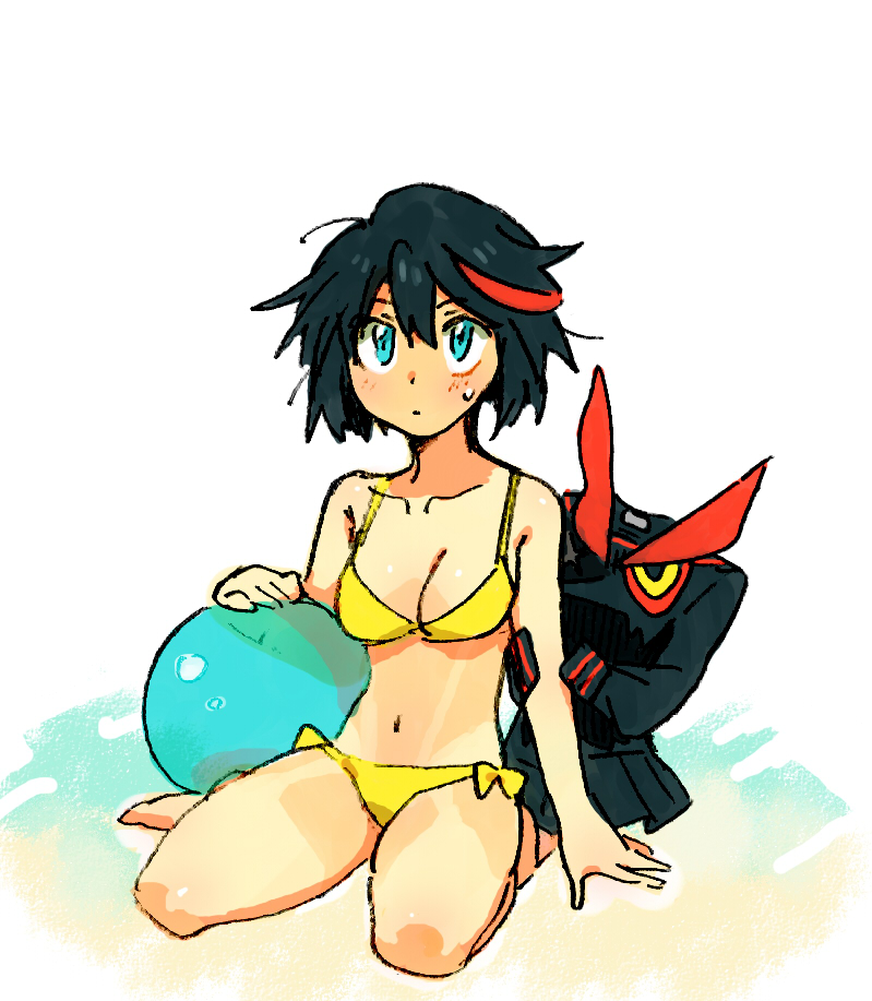 matoi ryuuko and senketsu (kill la kill) drawn by oimo_(14sainobba)