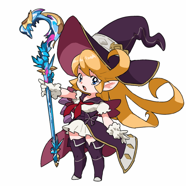 djeeta, charlotta, and warlock (granblue fantasy) drawn by apya_(4mai_w)