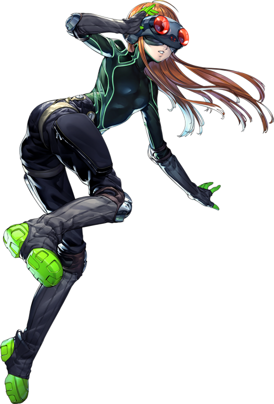 sakura futaba and oracle (persona and 1 more) drawn by soejima_shigenori
