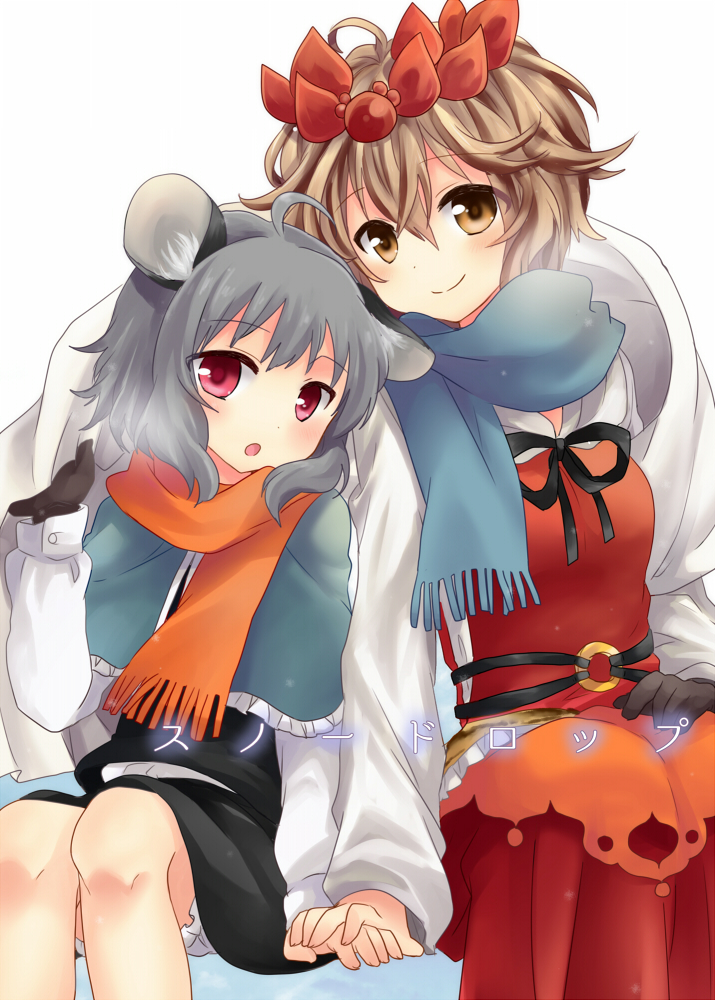 nazrin and toramaru shou (touhou) drawn by nagaro