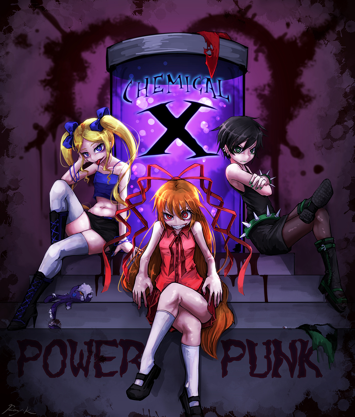 Berserk Brute And Brat Powerpuff Girls Drawn By Ray K Danbooru