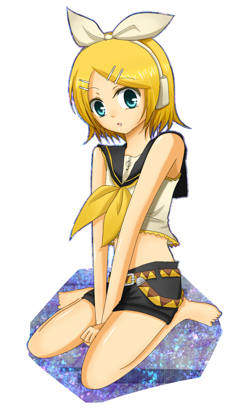 kagamine rin (vocaloid) drawn by budou_(canary_no_kanade)