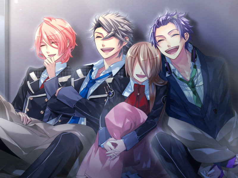 yahisa tsukiko, shiranui kazuki, amaha tsubasa, and aozora hayato (starry sky) drawn by kazuaki