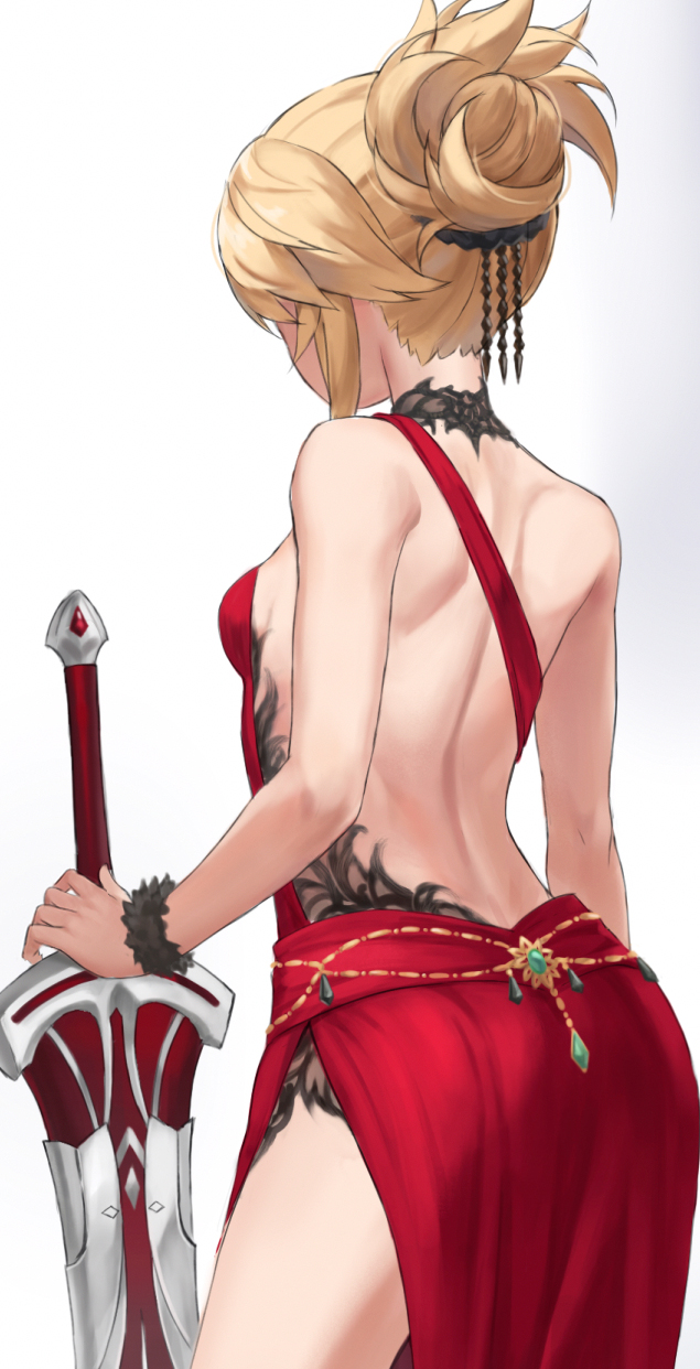 mordred (fate and 1 more) drawn by tonee