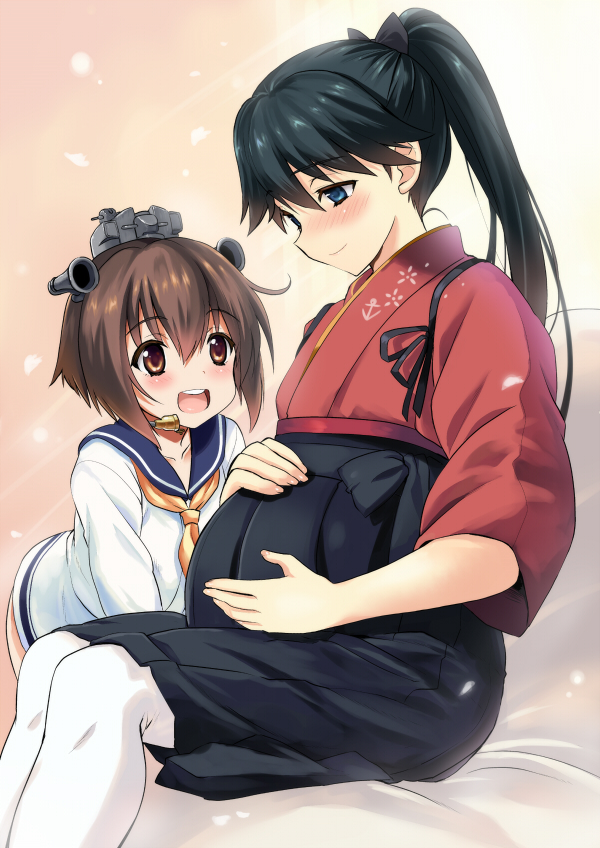 houshou and yukikaze (kantai collection) drawn by kyogoku_shin