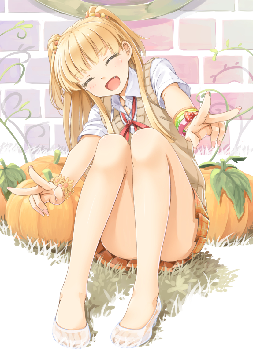 jougasaki rika (idolmaster and 1 more) drawn by miri_(ago550421)