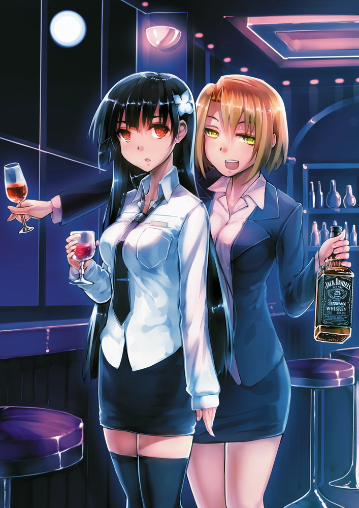 sanka rea and saouji ranko (sankarea) drawn by siqi_(miharuu)