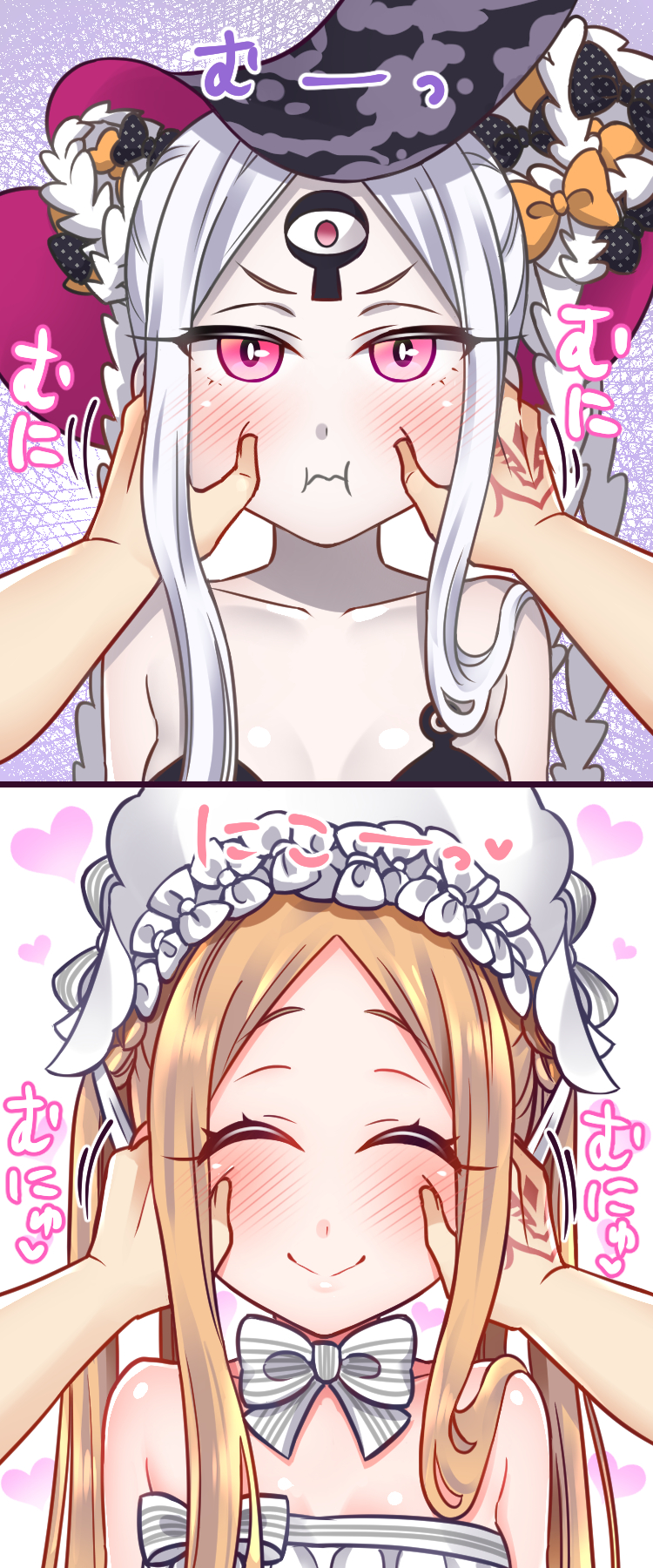 fujimaru ritsuka and abigail williams (fate and 1 more) drawn by yakisobapan_tarou_&_negitoro-ko