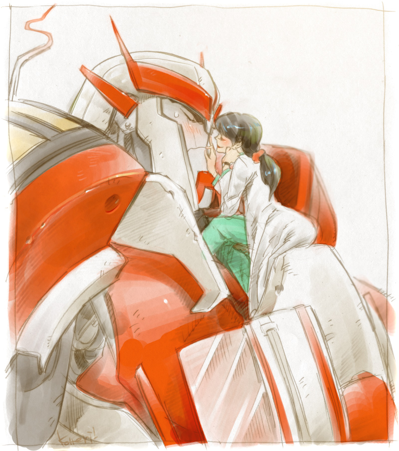 ratchet and june darby (transformers and 1 more) drawn by kotteri