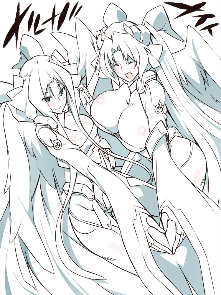 margot knight and malga naruze (kyoukaisenjou no horizon) drawn by nanao_(mahaya)