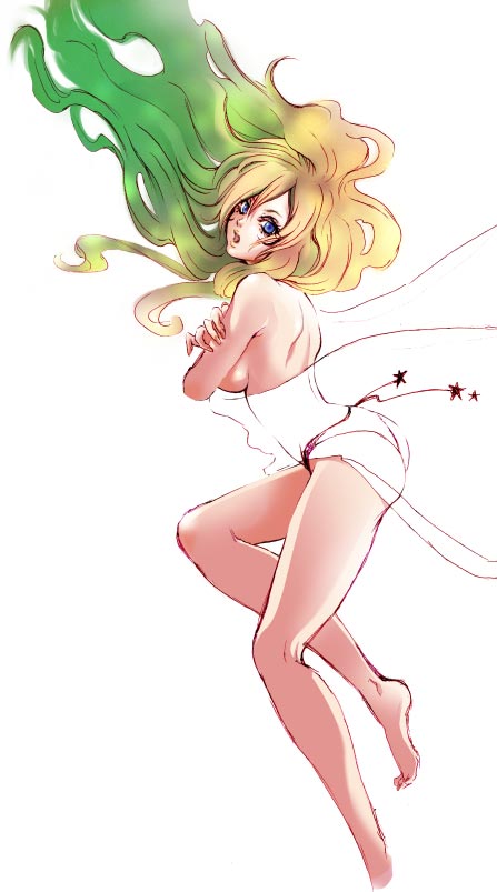 kujo jolyne (jojo no kimyou na bouken and 1 more) drawn by chitose_(love_strip)