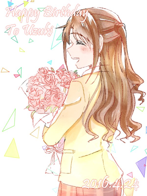 shimamura uzuki (idolmaster and 1 more) drawn by yuka_(mikuxluka)