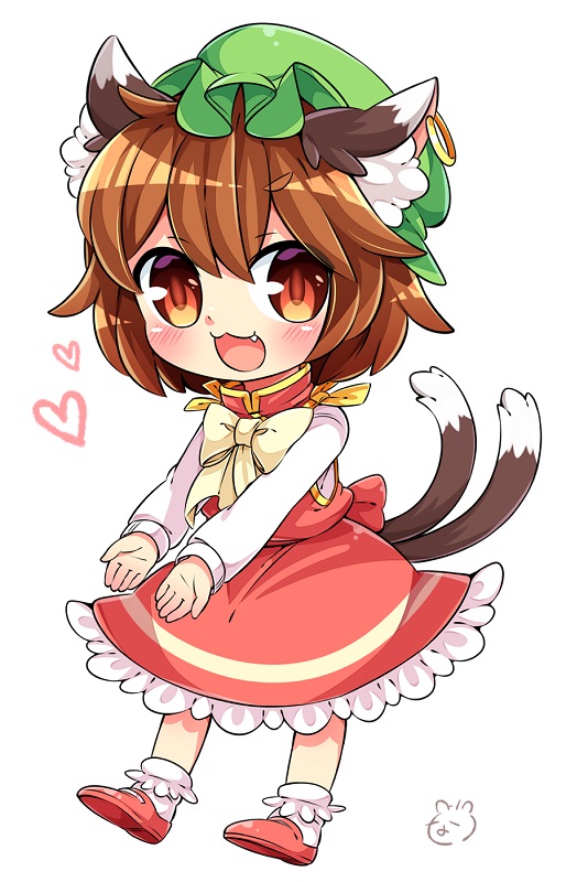 chen (touhou) drawn by ibaraki_natou