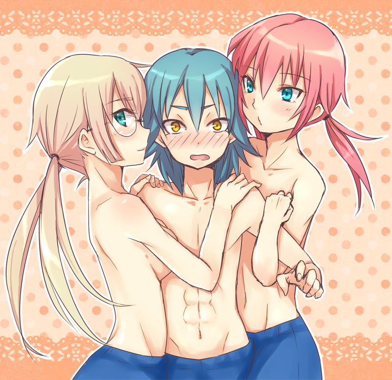 kirino ranmaru and kariya masaki (inazuma eleven and 2 more) drawn by riyu_(yulevy)
