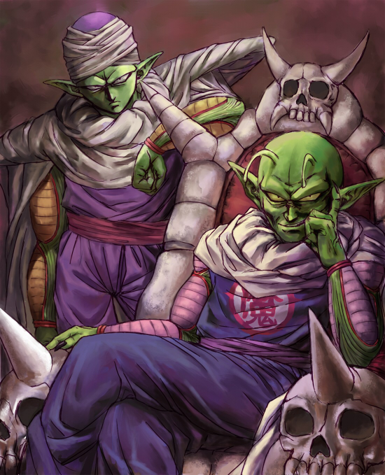 piccolo and piccolo daimaou (dragon ball) drawn by stargeyser