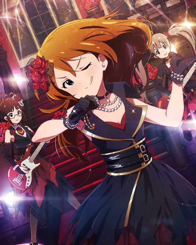 akizuki ritsuko, hakozaki serika, and baba konomi (idolmaster and 1 more)