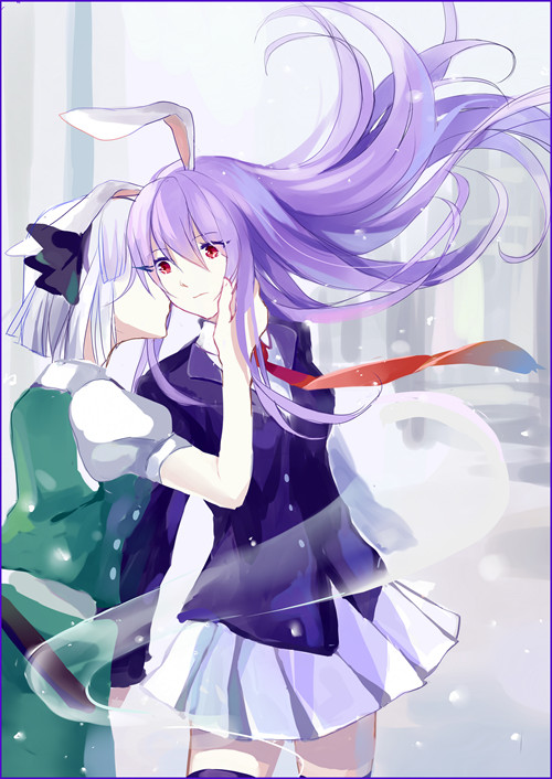 konpaku youmu and reisen udongein inaba (touhou) drawn by shen_yi