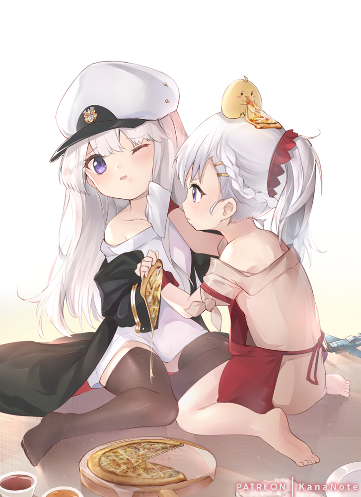 manjuu, belfast, enterprise, and little bel (azur lane) drawn by mujinbensin