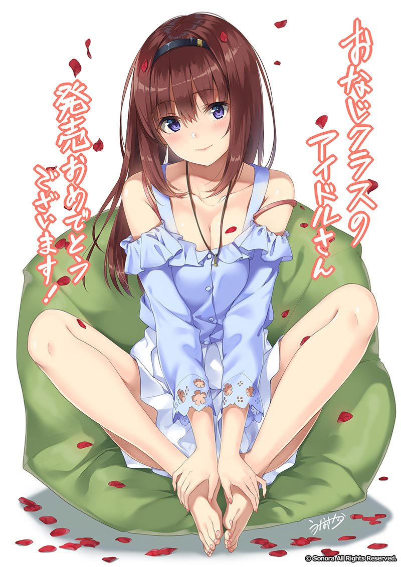 mishima akari (onaji class no idol-san. around me is full by a celebrity.) drawn by unasaka_ryou