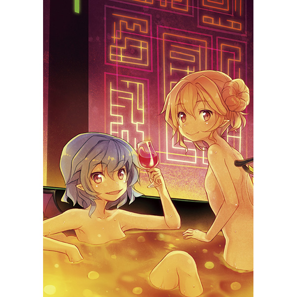 remilia scarlet and flandre scarlet (touhou) drawn by minamura_haruki