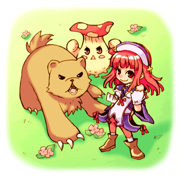 prier, eringya, and bear (la pucelle and 1 more)