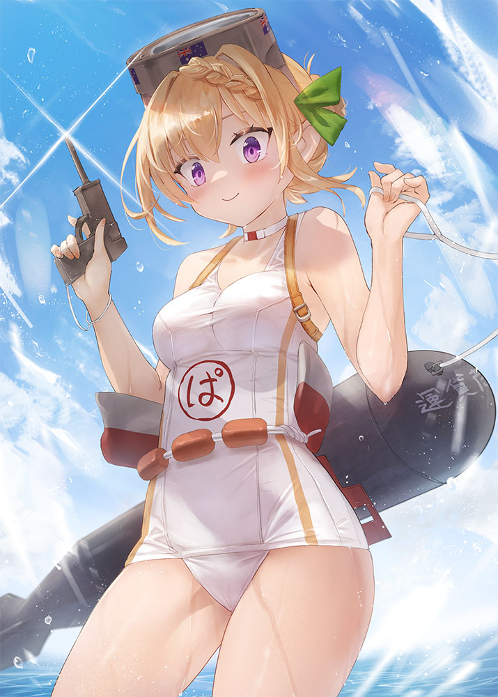 maru-yu and perth (kantai collection) drawn by toka_(marchlizard)