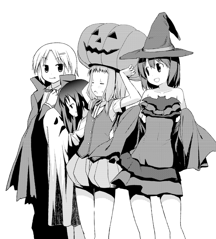 yamazaki yuri, asamiya yume, tsukiyama momiji, and kanzaki ayumu (smile style) drawn by kinniku_tarou