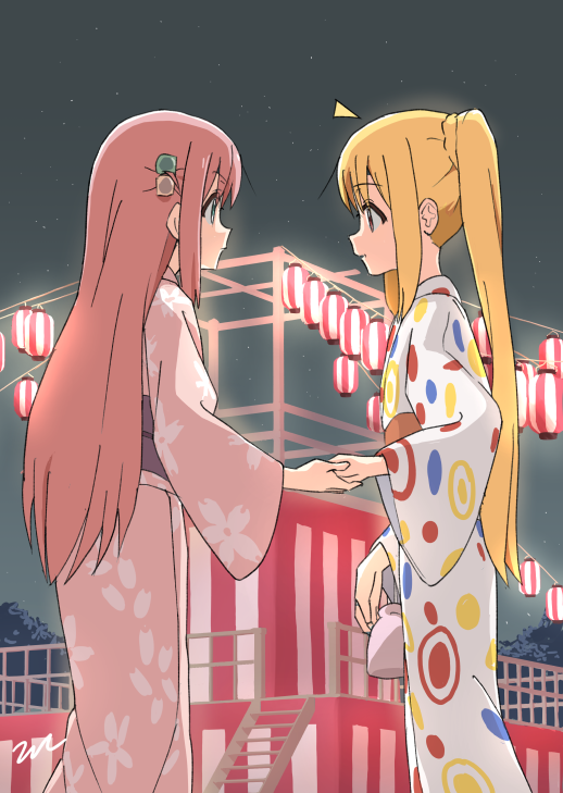 gotoh hitori and ijichi nijika (bocchi the rock!) drawn by aayh