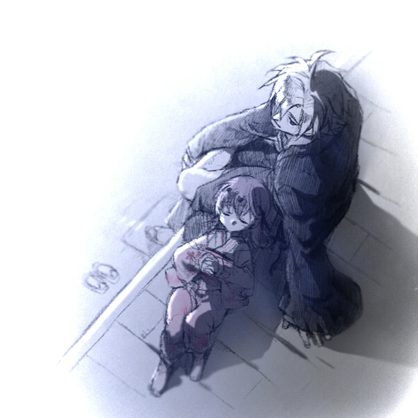 matou sakura and matou kariya (fate and 1 more) drawn by scr.e