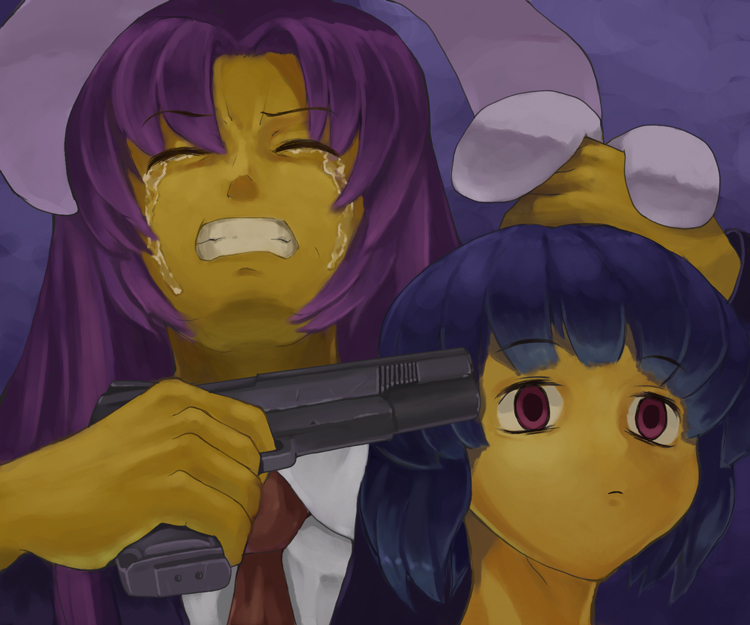 reisen udongein inaba and inaba tewi (touhou) drawn by tooku_nomura_(artist)