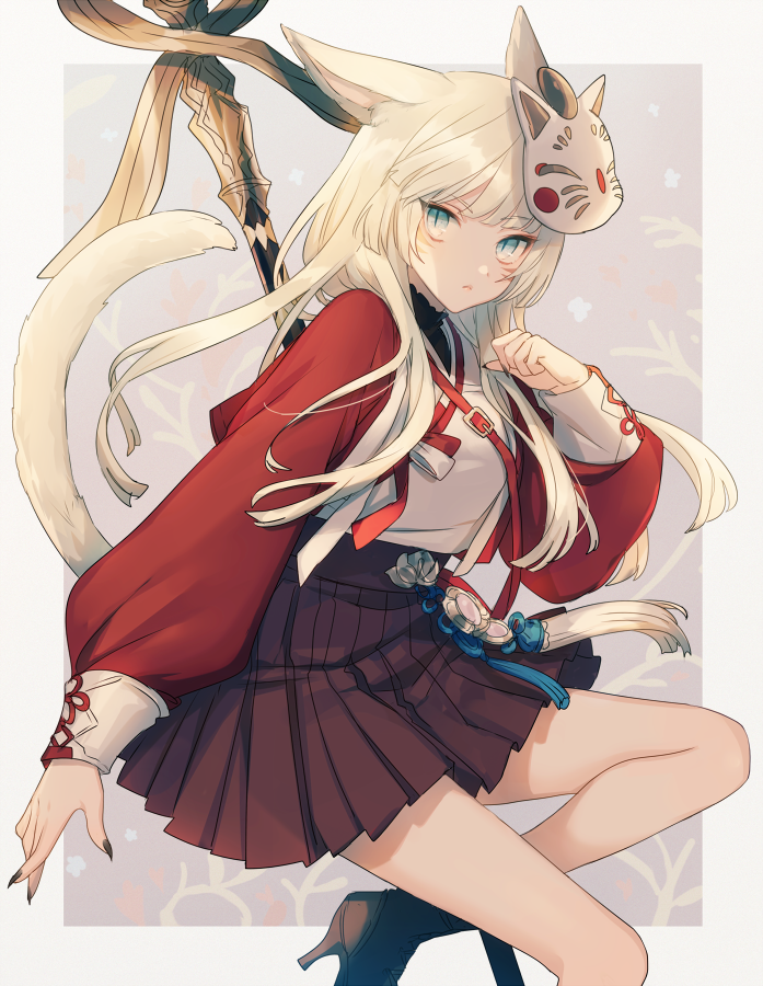 warrior of light (original and 2 more) drawn by asuda