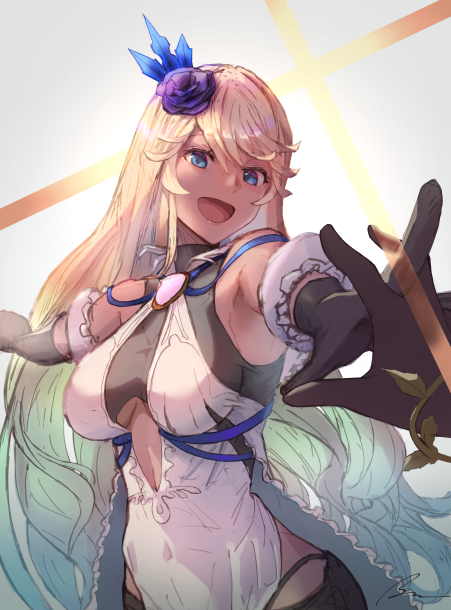 rosetta and io (granblue fantasy) drawn by bon_mushi