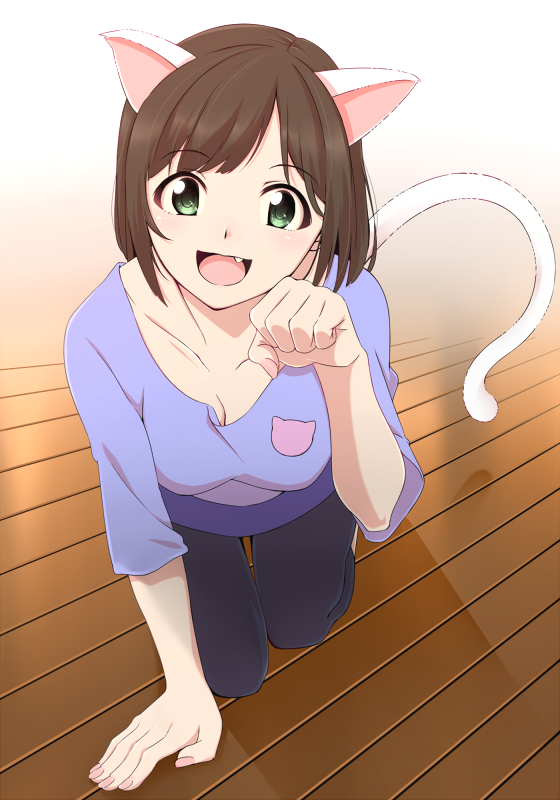 maekawa miku (idolmaster and 1 more) drawn by egooo