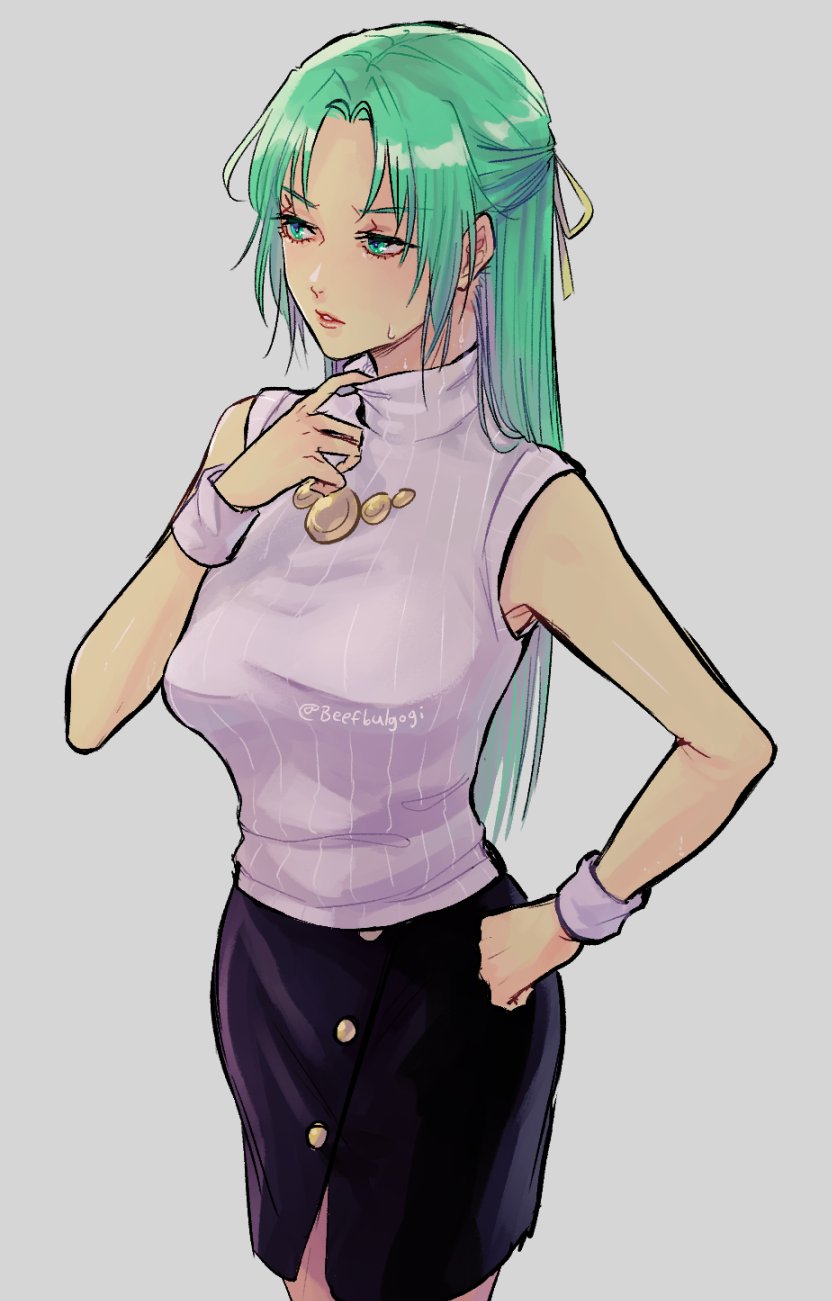 sonozaki shion (higurashi no naku koro ni) drawn by tofucakes