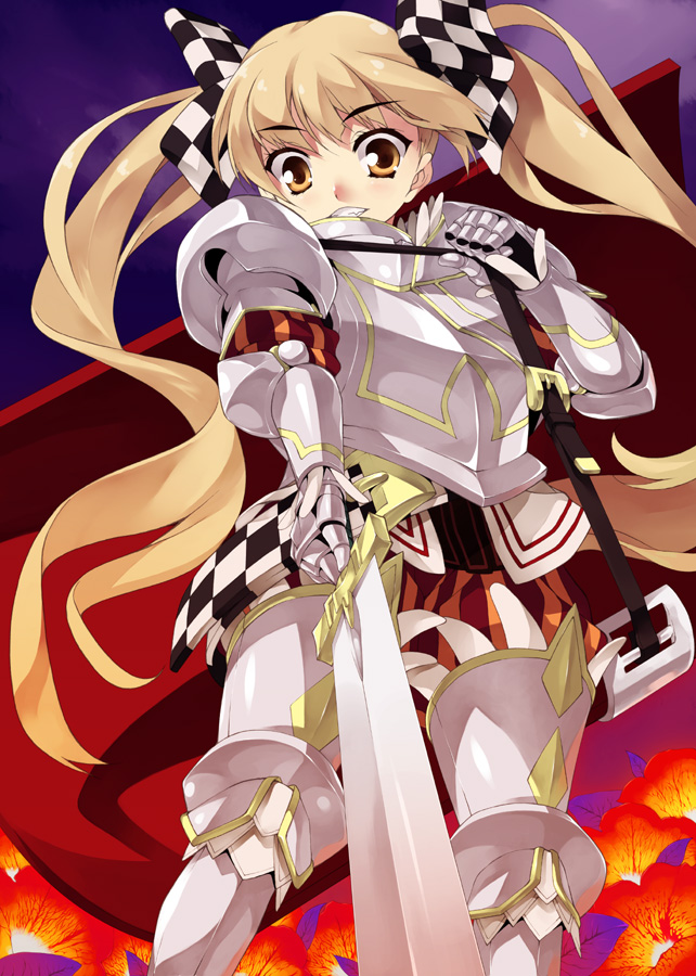 knight and berich (7th dragon) drawn by shirota_dai