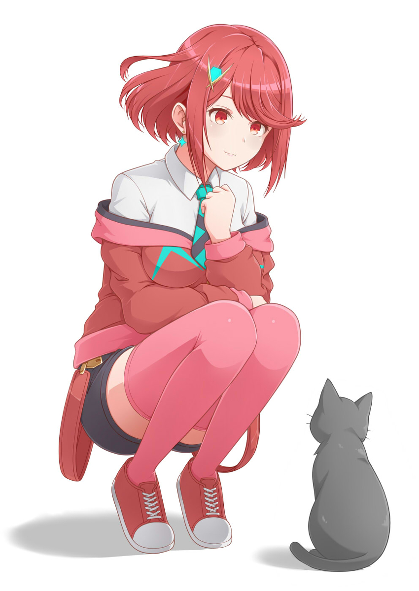 pyra (xenoblade chronicles and 1 more) drawn by yoruusagi