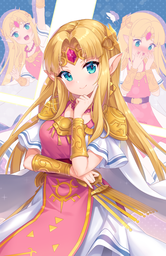 princess zelda (the legend of zelda and 2 more) drawn by moorina