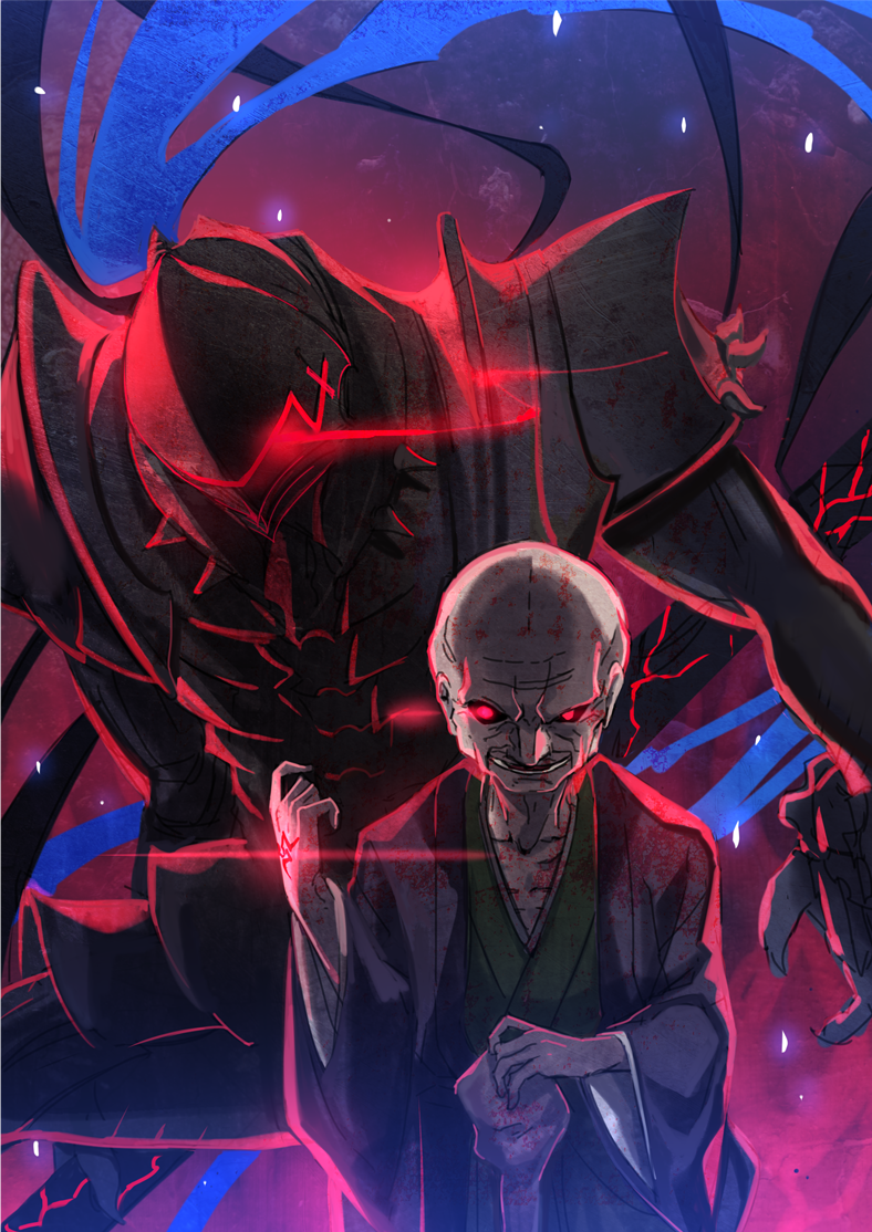 berserker and matou zouken (fate and 1 more) drawn by ycco_(estrella)